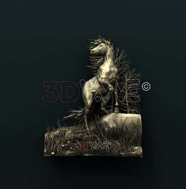 HORSE 3D STL 3DWave